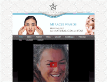 Tablet Screenshot of miraclewands.com